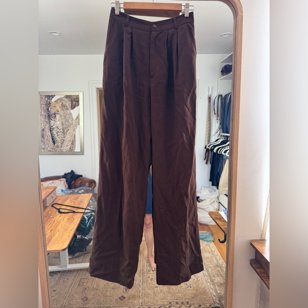 Reformation Brown Pants